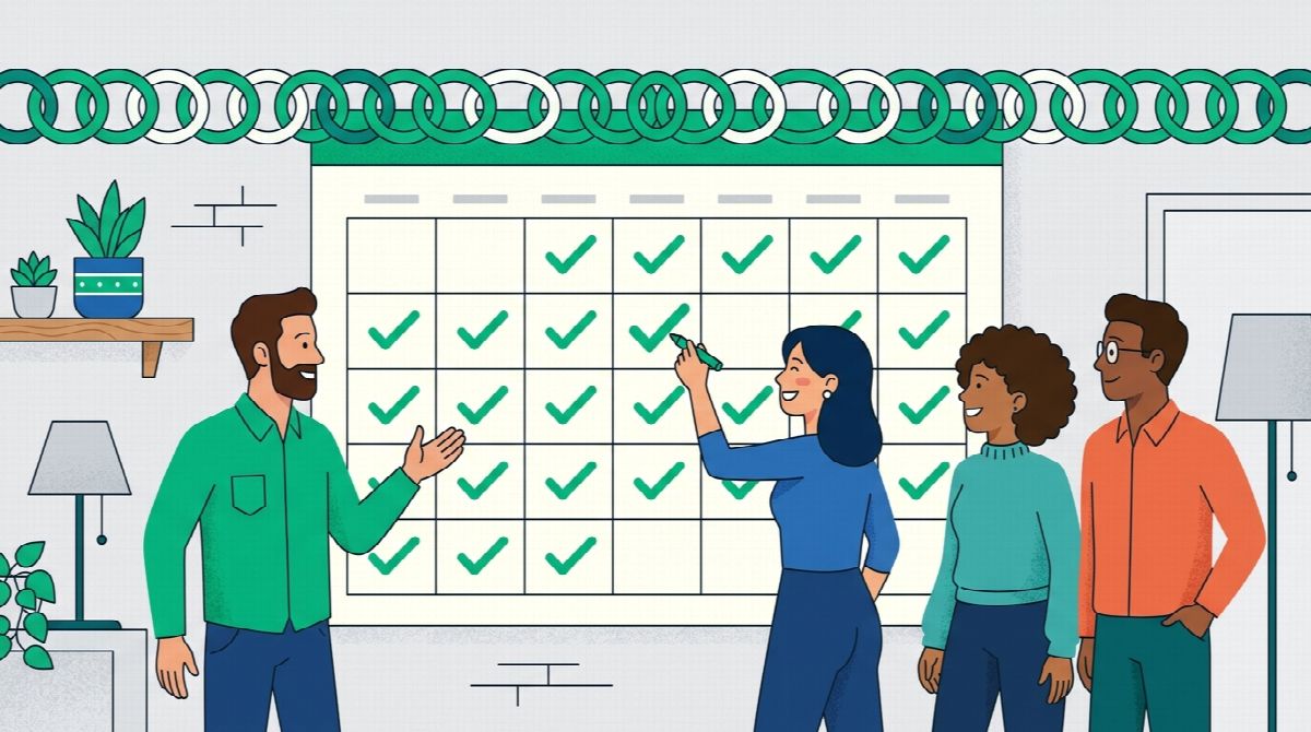 What a team needs from a habit tracker: shared visibility, streaks, encouragement, low friction