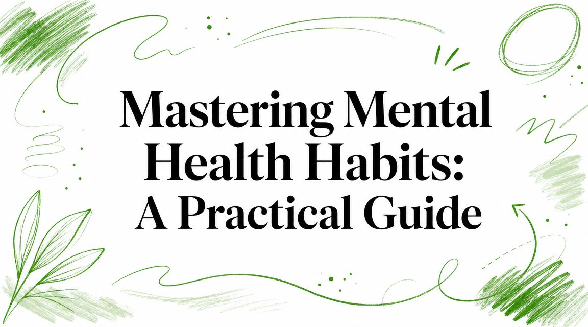 Mastering Mental Health Habits: A Practical Guide