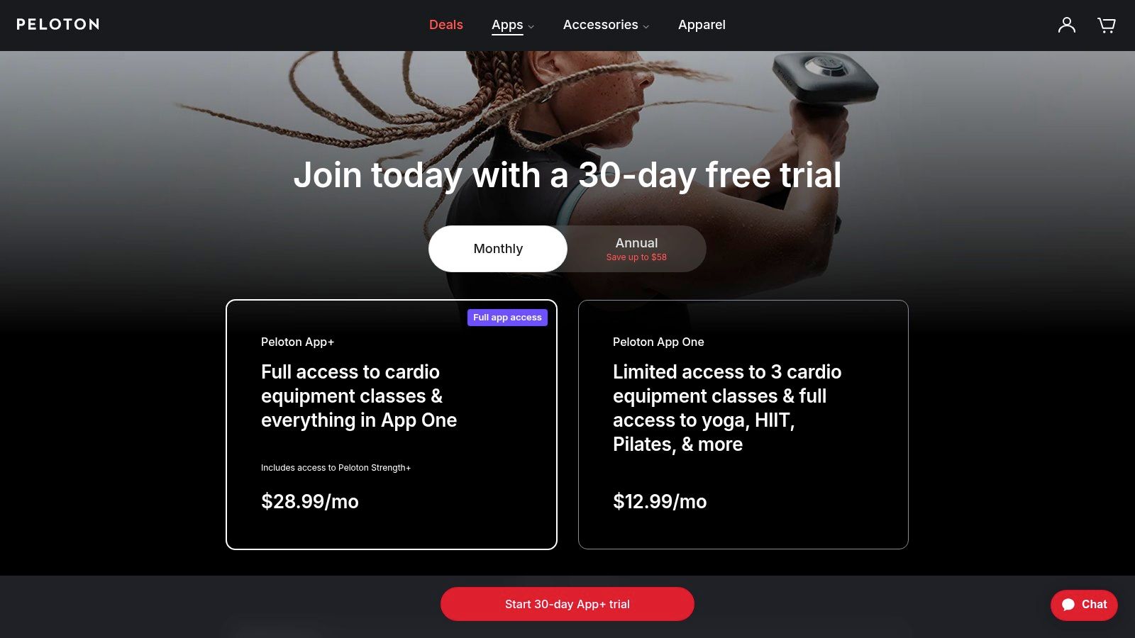 Peloton App (App One / App+)
